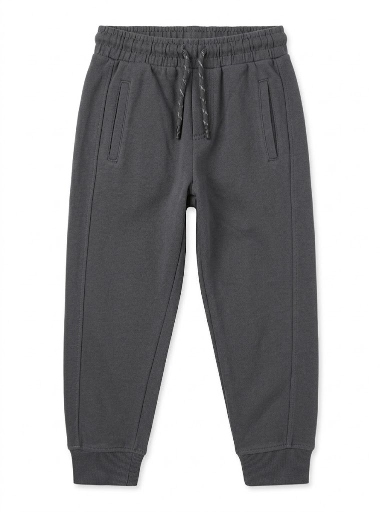 MNG Boys Dark Charcoal Grey Fleece Panel Jogger Pants| SM GARMENTS