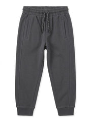 MNG Boys Dark Charcoal Grey Fleece Panel Jogger Pants| SM GARMENTS