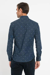 ONLY & SONS MICK PATTERNED SHIRT WITH CHEST POCKET