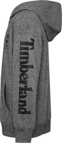 TIMBERLAND boys Charcoal Zip-Up Hoodie