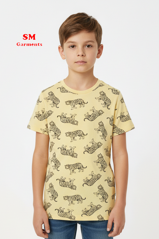 Tiger printed Cotton T-shirt