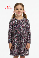 GIRLS FULL SLEEVES Cotton Jersey Dress