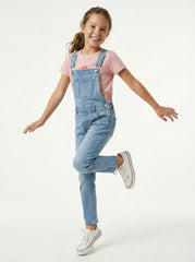 NAME IT Girls Textured Embroided Text Tee