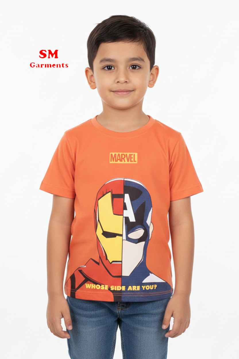 ZOCHEE Marvel Whose Side Are You Print T-Shirt