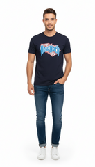 GUESS MENS  LOGO PRINTED T-SHIRT