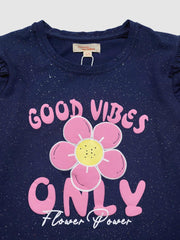 GOOD VIBES GIRLS T-SHIRT