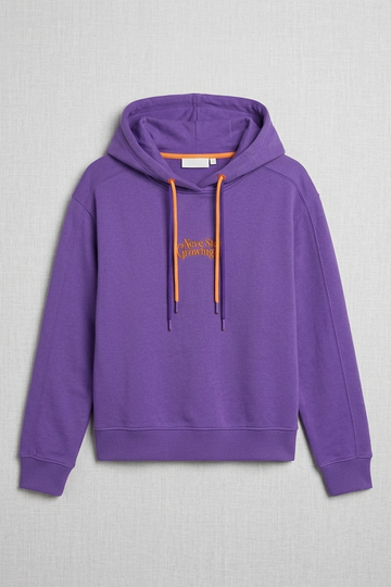 STICH & SOUL WOMENS DOUBLE DRAWSTRING EMBROIDED HOODIE