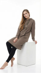 BLANCHEPORTE خواتین کی لمبی ہوڈی