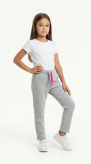 MAWI COLLECTION Girls Grey Basic Trouser