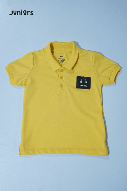 JUNIOR Boys Badge Polo Shirt