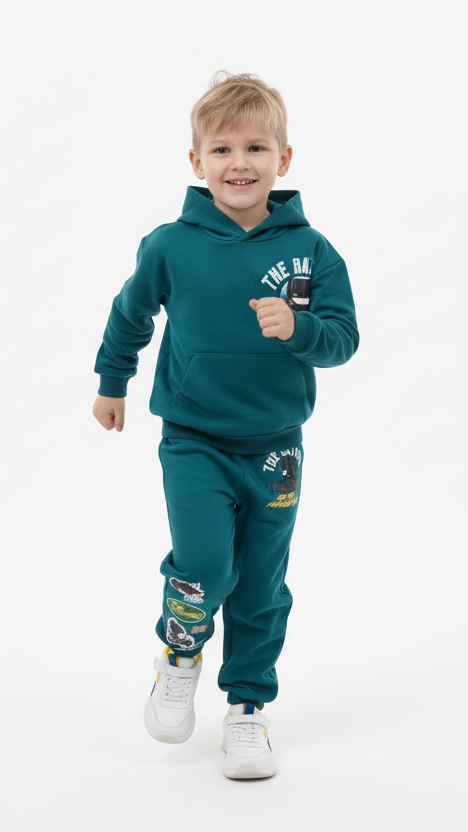 ZR KIDS THE BATMAN HOODIE AND TROUSER SET