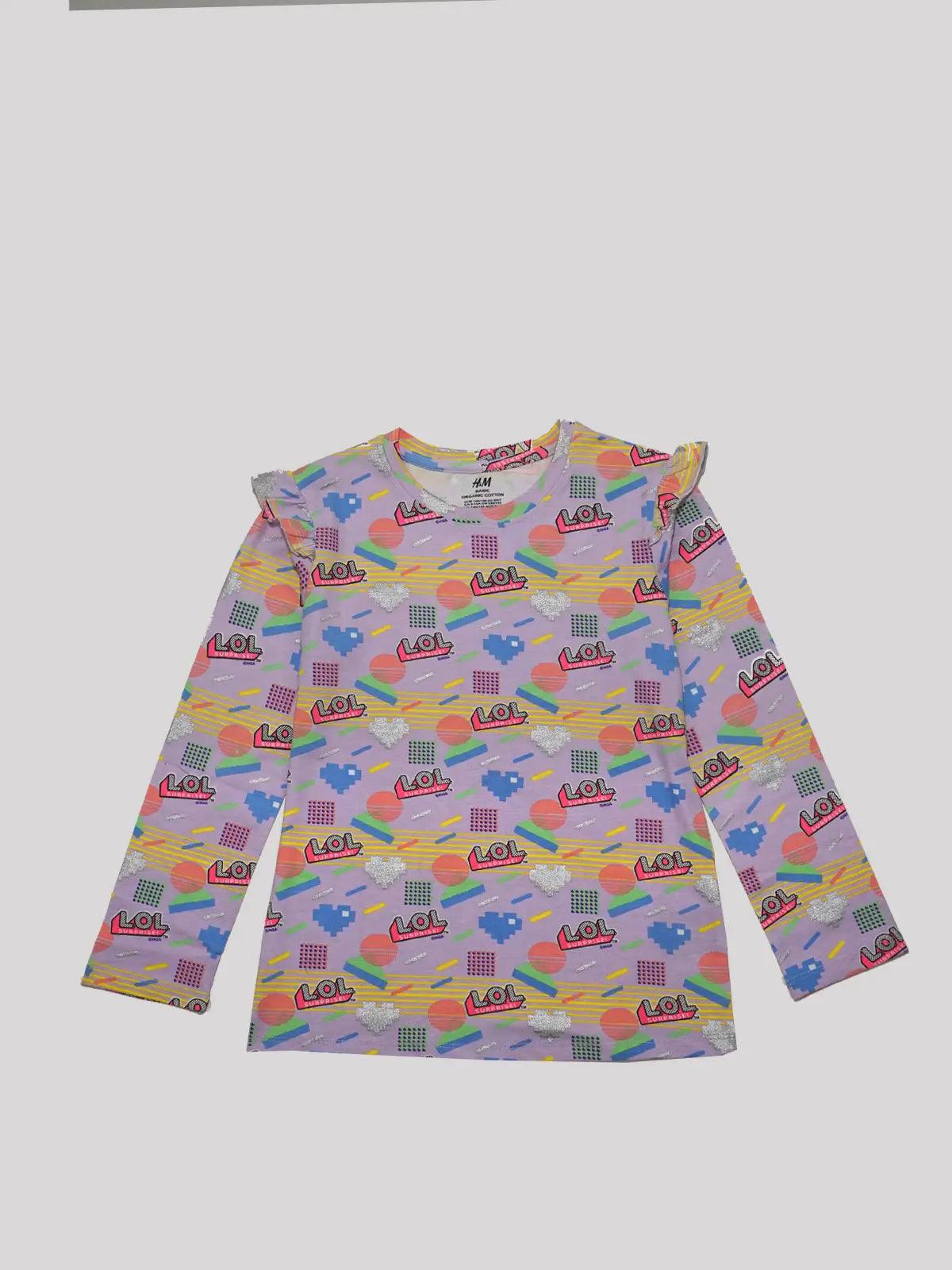 H&M girls graphic t-shirt