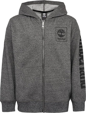 TIMBERLAND boys Charcoal Zip-Up Hoodie