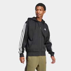 STRIPES FLEECE HOODIE