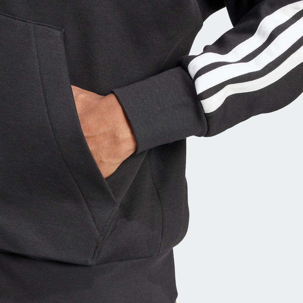 STRIPES FLEECE HOODIE