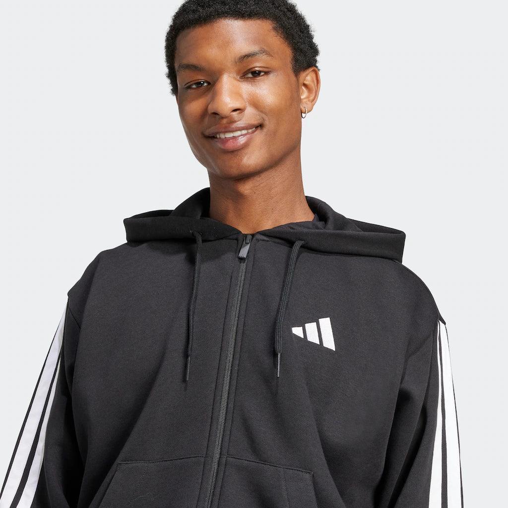 STRIPES FLEECE HOODIE