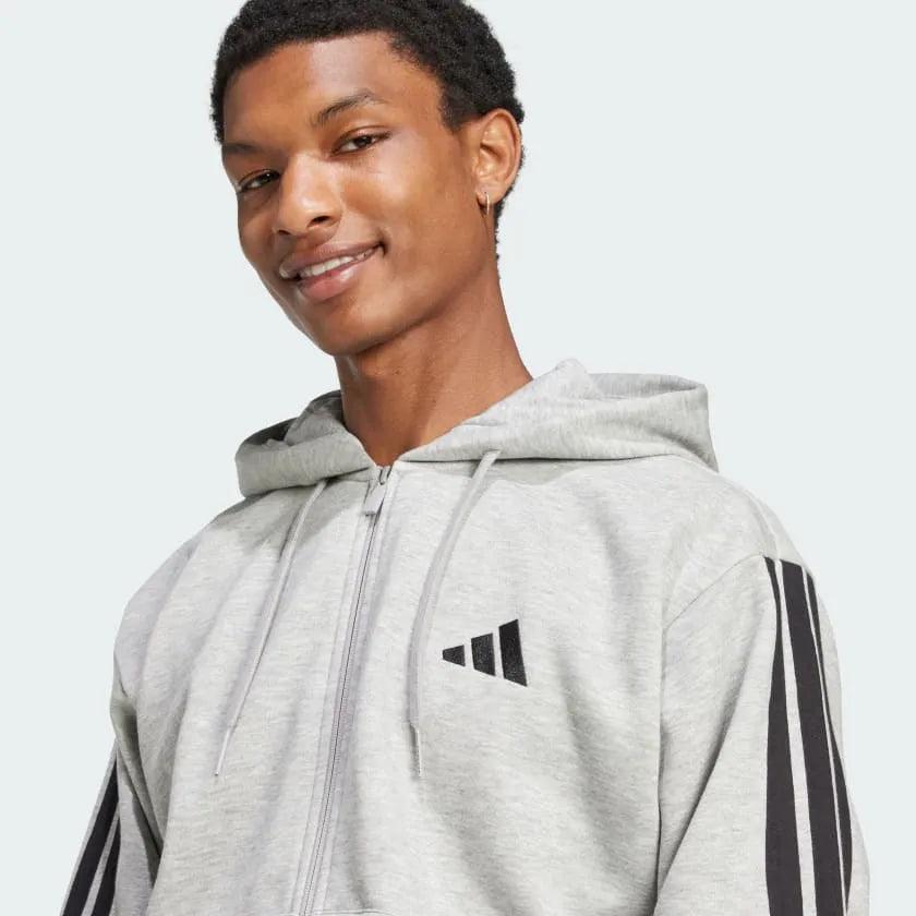 STRIPES FLEECE HOODIE