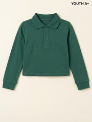 YOUTH A+ GIRLS CROPPED POLO