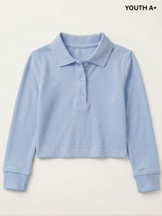 YOUTH A+ GIRLS CROPPED POLO