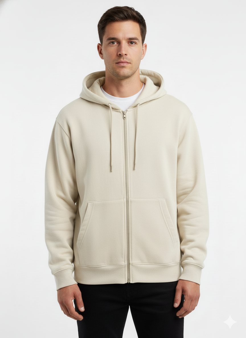 LEFTIES MENS BASIC ZIP UP HOODIE