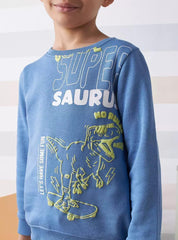 MAX FASHION Dinosaur Print Sweatshirt