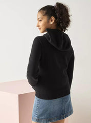 Plain Zip Hoodie with Kangaroo Pockets