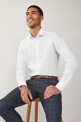 NXT ایزی کیئر سنگل کف سمارٹ ریگولر فٹ شرٹ