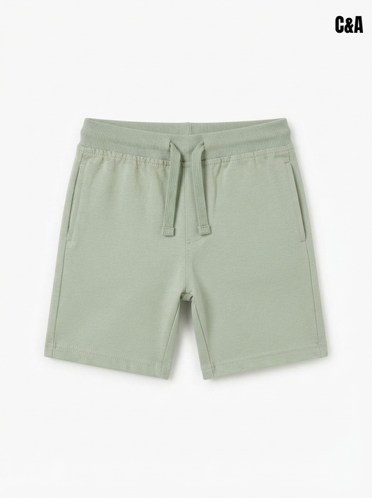 Boys' Sage Green Everyday Casual Pull-On Shorts