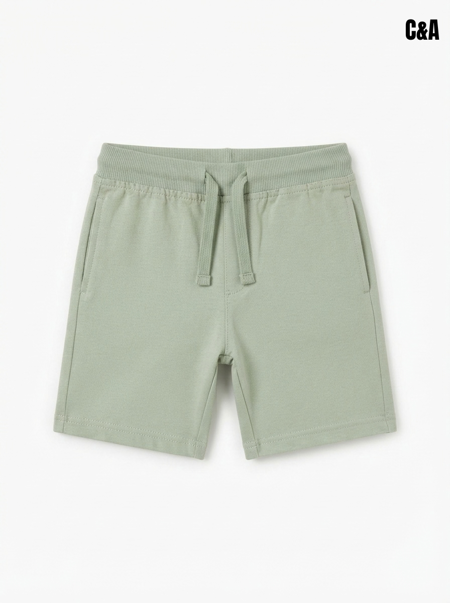Boys' Sage Green Everyday Casual Pull-On Shorts