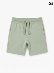 Boys' Sage Green Everyday Casual Pull-On Shorts