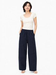 Everyday Women Comfort Barrel-Leg Pants