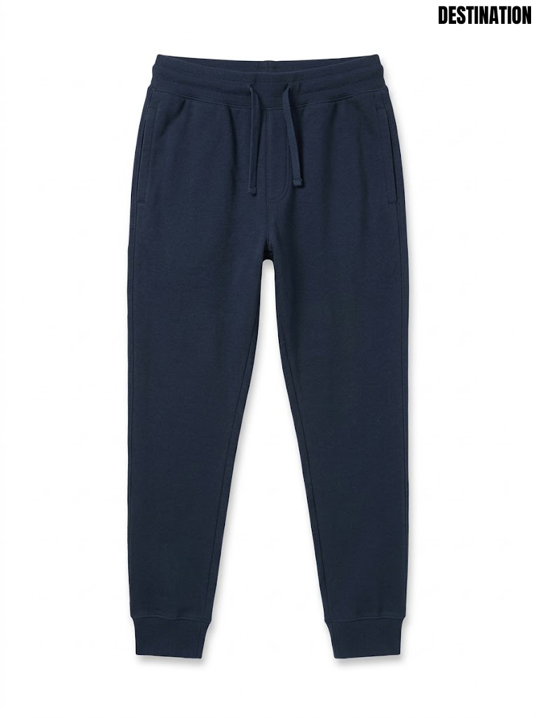 Destination Boys Navy Blue Casual Athletic Jogger Pants| SM GARMENTS