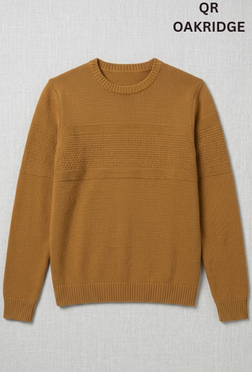 QR OAKRIDGE Womens Knit Crew Sweatshirt