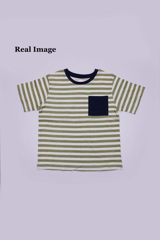 PRENATAL Boys Striped With Pocket T-shirt