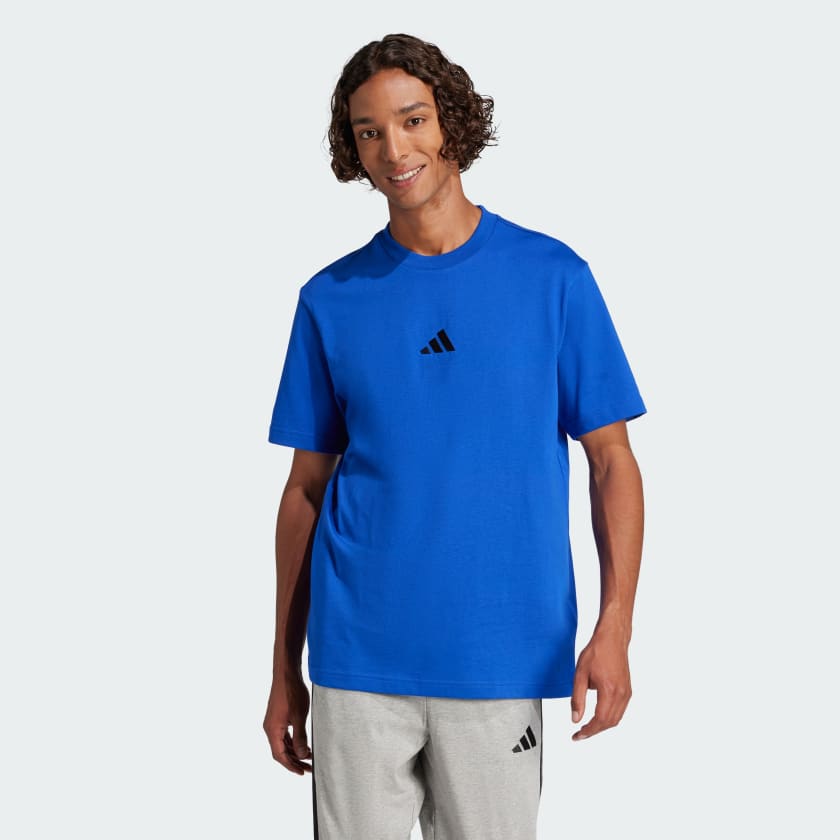 Men Essentials Small Logo Single Jersey Tee