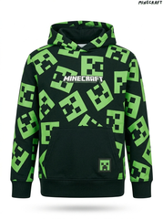 Minecraft Boys Creeper All-Over Print Hoodie
