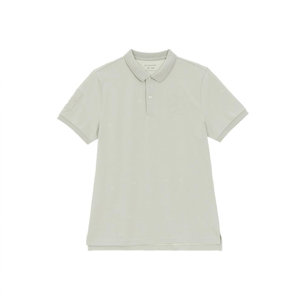 Light Pine Green Lion Lycra POLO