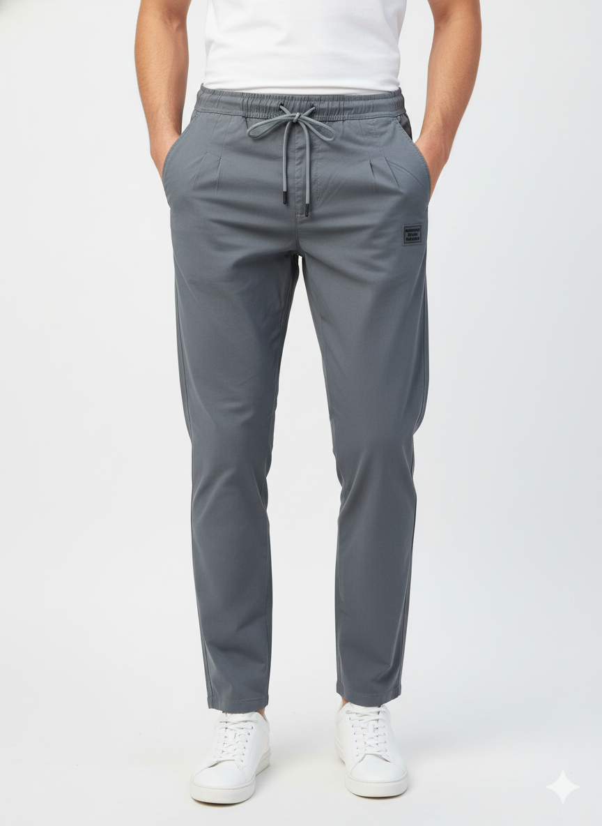 BURBERRY MENS PATCH PRINT TROUSER