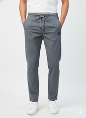 BURBERRY MENS PATCH PRINT TROUSER