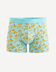Celio Banana Print Stretch Cotton Boxer Shorts