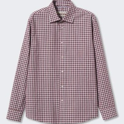 MNG MENS MICRO CHECK SLIM FIT SHIRT