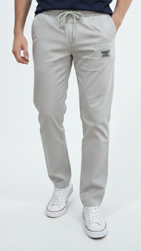 BURBERRY MENS PATCH PRINT TROUSER