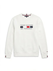 Men's Classic Embroidered Logo Crewneck Sweatshirt