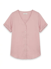Women’s V-Neck Short-Sleeve Blouse