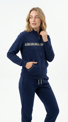 YANKEE COTTON WOMENS ZIPPER TRACKSUIT