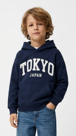 LEFTIES BOYS BASIC ZIPPED HOODIE