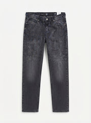 Men’s Loose Fit Grey Acid Wash Denim Jeans