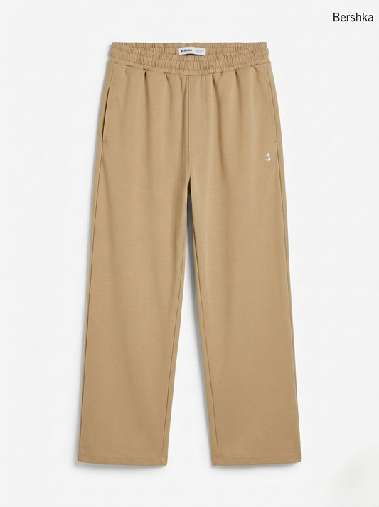 Bershka Straight-Leg Drawstring Lounge Pants