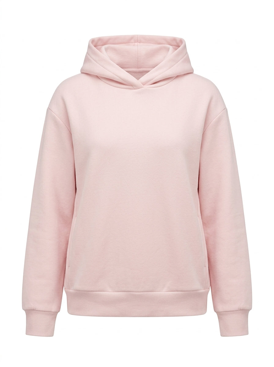 Women’s Classic Light Pink Oversized Pullover Hoodie