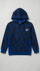 REEBOK BOYS PUZZLE ALL OVER PRINTED HOODIE